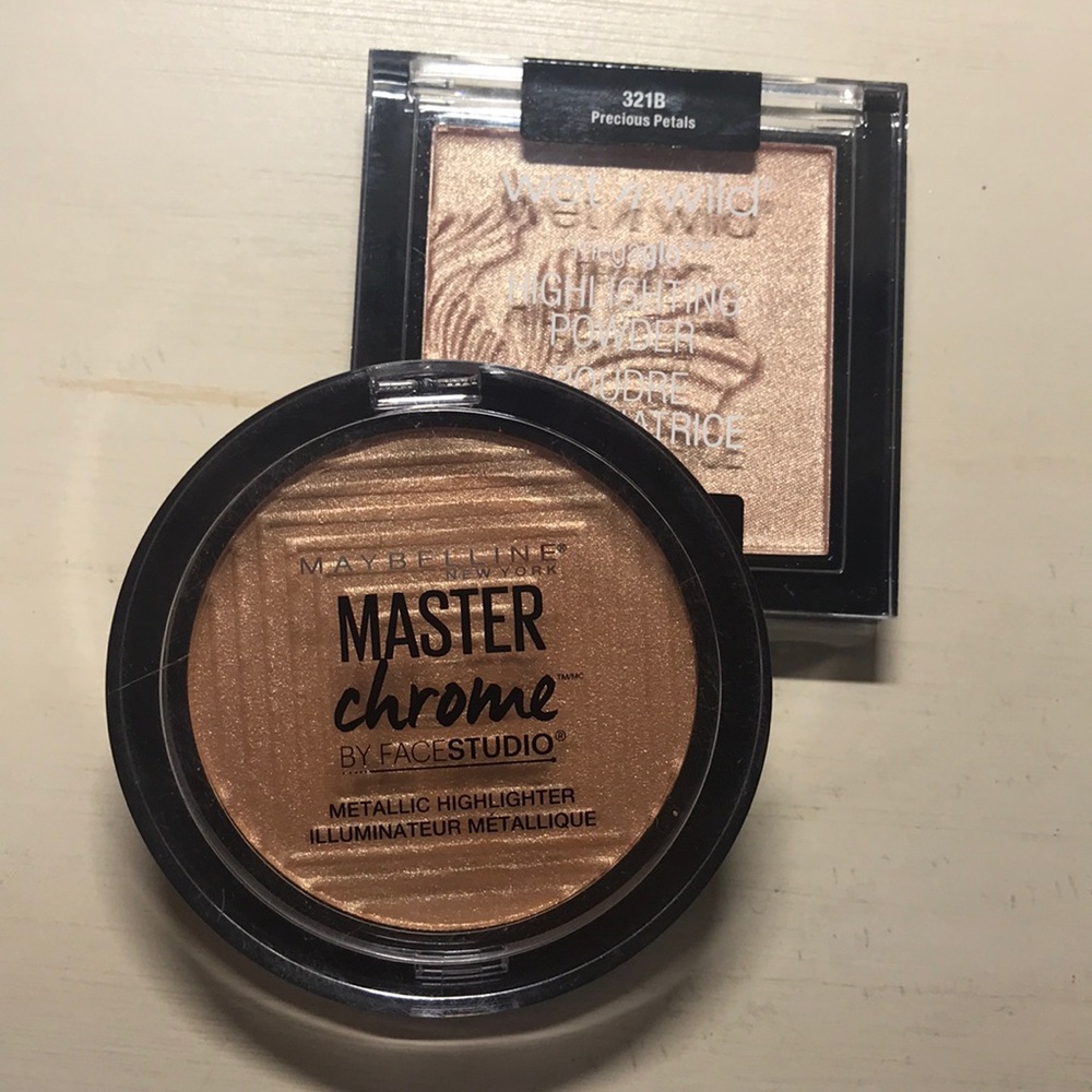 Highlighter bundle: Maybelline/WetnWild